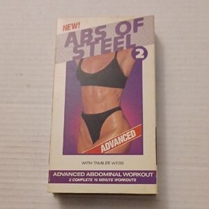 4/$40 Abs of Steel 2 - Advanced Workout - VHS Tape